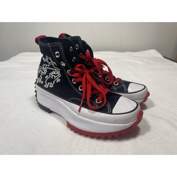 Size 6 - Converse Keith Haring x Run Star Hike Black - Picture 1 of 9
